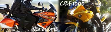 2008 Honda CBF1000 and Varadero 1000cc Adventure models