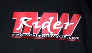 Black Total Motorcycle T-shirts